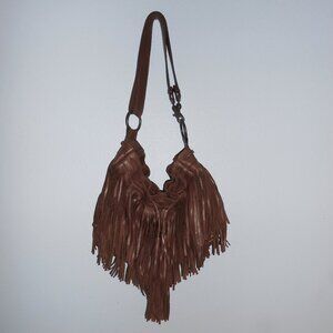McFadin fringe leather bag